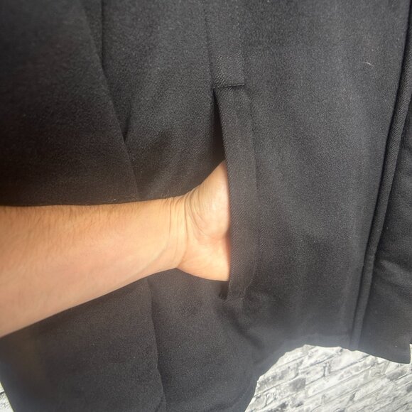 EUC Loro Piana Black Jacket w/ Gold Lining Size 46 - Picture 4 of 16